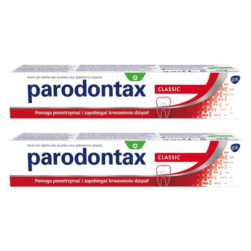 Pasta do zębów PARODONTAX Classic 75 ml 2 szt.