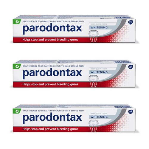 Pasta do zębów PARODONTAX Whitening 3 x 75 ml