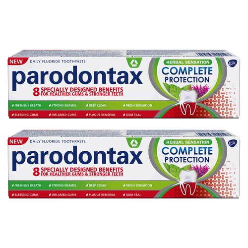 Pasta do zębów PARODONTAX Complete Protection Herbal 75 ml 2 szt.