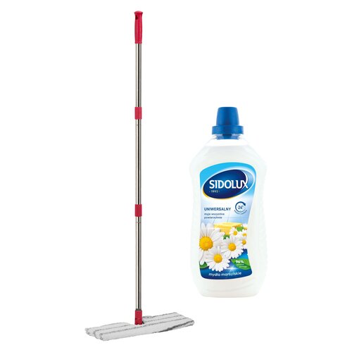 Mop płaski DIRT DEVIL E4650 + Płyn do mycia podłóg SIDOLUX Mydło Marsylskie 1000 ml