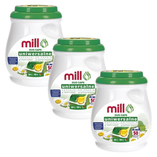 Kapsułki do prania MILL Professional Uniwersalne 150 szt.