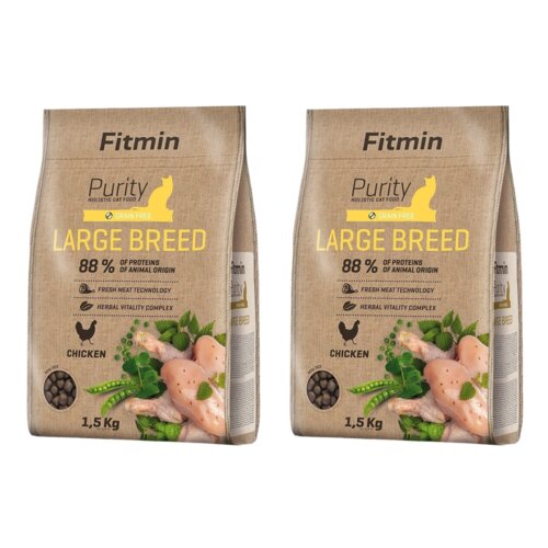 Karma dla kota FITMIN Purity Large Breed Kurczak 2 x 1.5 kg