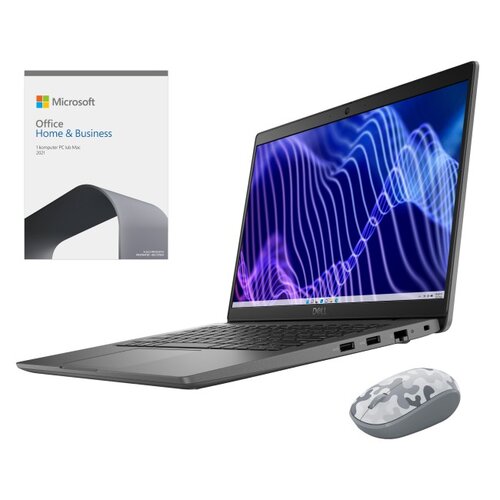 Laptop DELL Latitude 3540 15.6 i5-1335U 8GB RAM 256GB SSD + Program MICROSOFT Office Home & Business 2021 PL + Mysz MICROSOFT Bluetooth Arctic Camo