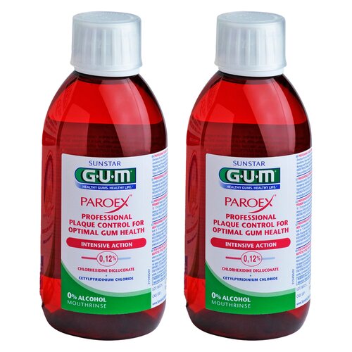Płyn do płukania jamy ustnej SUNSTAR GUM Paroex 2 x 300 ml