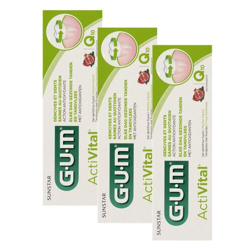 Pasta do zębów SUNSTAR GUM Activital 75 ml 3 szt.