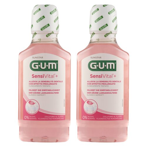 Płyn do płukania jamy ustnej SUNSTAR GUM SensiVital + 2 x 300 ml
