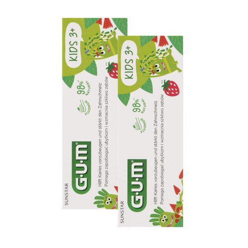 Pasta do zębów SUNSTAR GUM Kids 3+ 50 ml 2 szt.