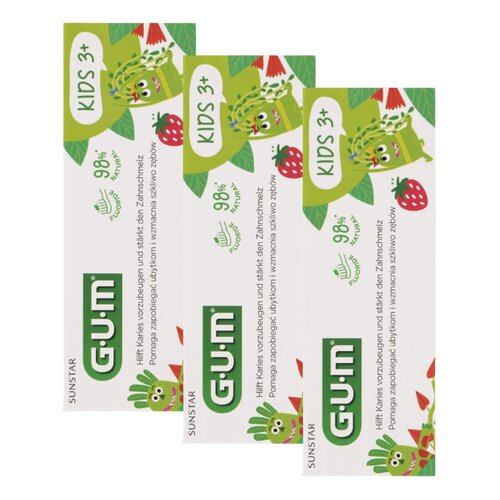 Pasta do zębów SUNSTAR GUM Kids 3+ 50 ml 3 szt.