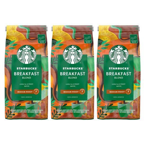 Kawa ziarnista STARBUCKS Breakfast Blend 3 x 450 g
