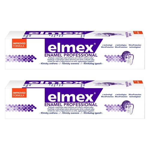 Pasta do zębów ELMEX Enamel Professional Ochrona Szkliwa 2 x 75 ml