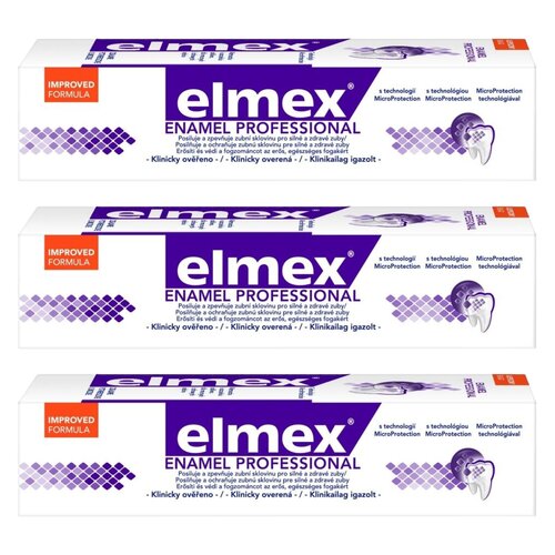 Pasta do zębów ELMEX Enamel Professional Ochrona Szkliwa 3 x 75 ml