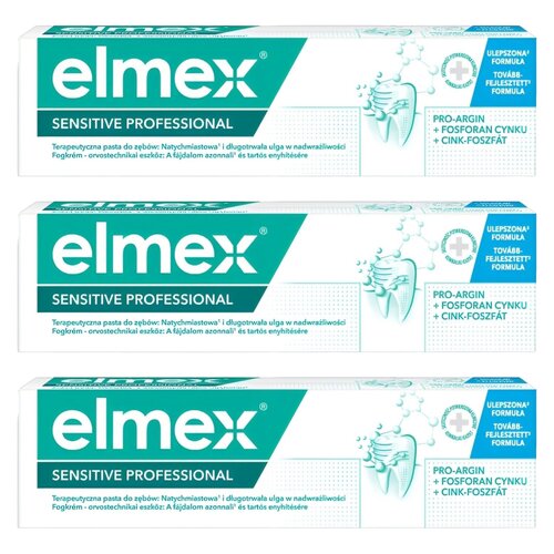 Pasta do zębów ELMEX Sensitive Plus 3 x 75ml