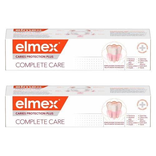 Pasta do zębów ELMEX Caries Protection Plus Complete Care 75 ml 2 szt.