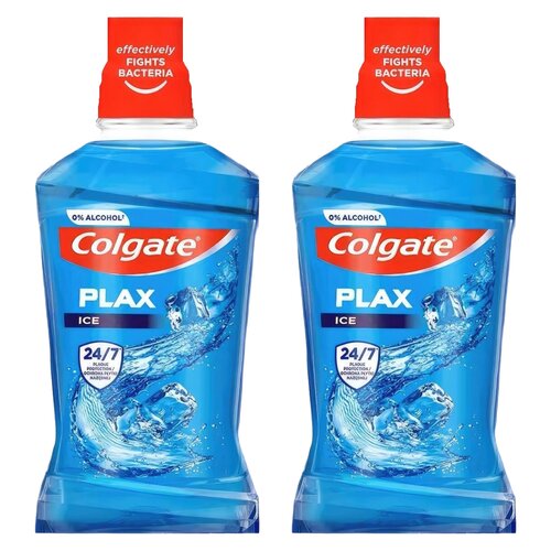 Płyn do płukania jamy ustnej COLGATE Plax Ice 2 x 500 ml