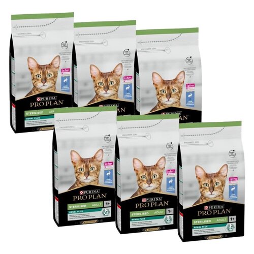 Karma dla kota PURINA Pro Plan Sterilised Renal Plus Królik 6 x 1.5 kg