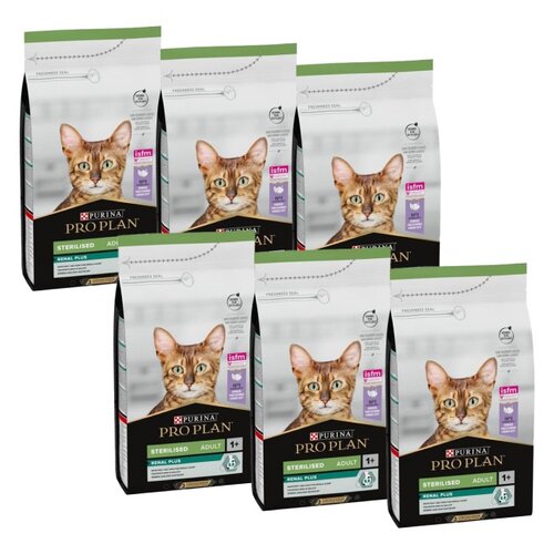 Karma dla kota PURINA Pro Plan Sterilised Renal Plus Indyk 6 x 1.5 kg