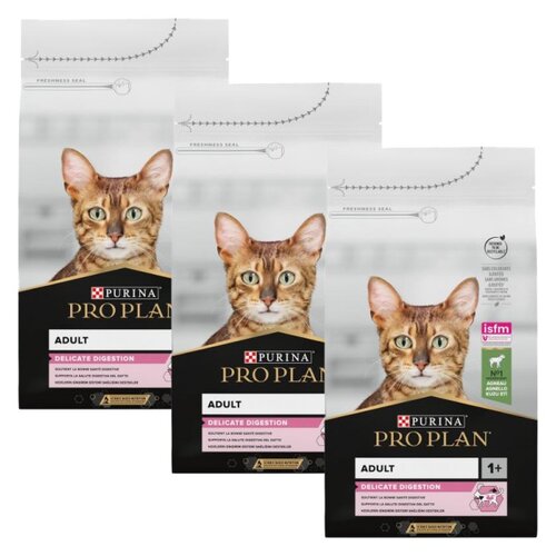 Karma dla kota PURINA Pro Plan Delicate Digestion Jagnięcina 3 x 1.5 kg