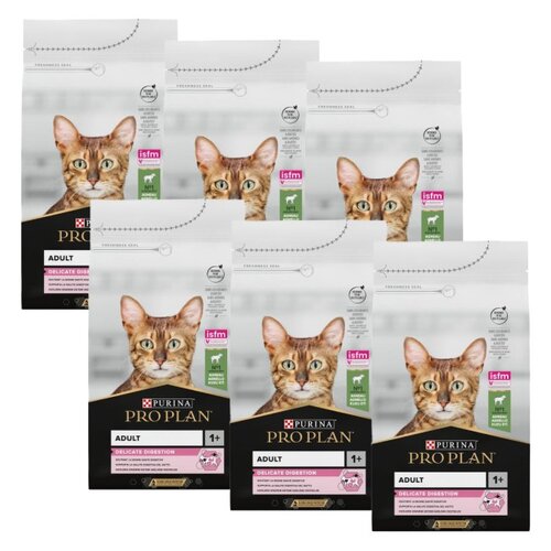 Karma dla kota PURINA Pro Plan Delicate Digestion Jagnięcina 6 x 1.5 kg