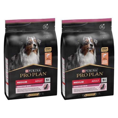 Karma dla psa PURINA Pro Plan Medium Łosoś 2 x 3 kg
