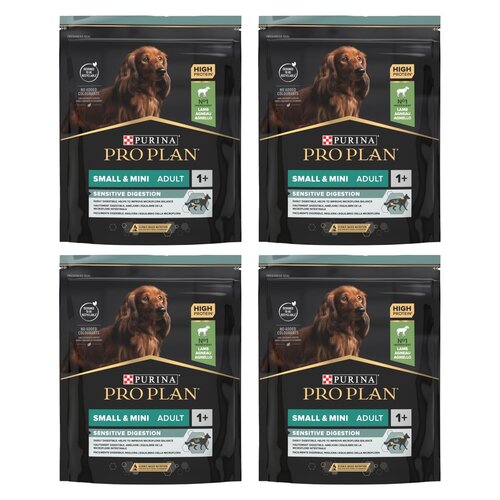 Karma dla psa PURINA Pro Plan Sensitive Digestion Optidigest Small & Mini Adult Jagnięcina 4 x 700 g