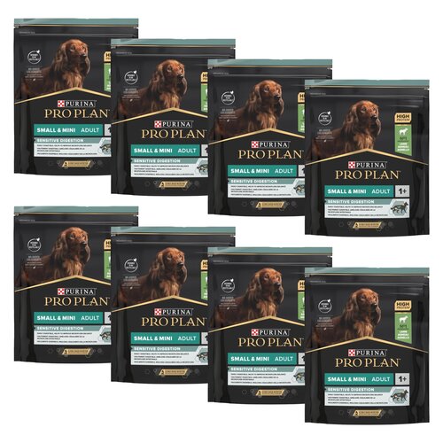 Karma dla psa PURINA Pro Plan Sensitive Digestion Optidigest Small & Mini Adult Jagnięcina 8 x 700 g