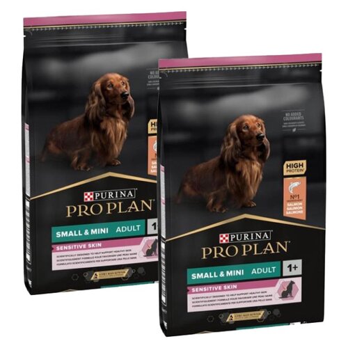 Karma dla psa PURINA Pro Plan Sensitive Skin Small & Mini Adult Łosoś 2 x 3 kg