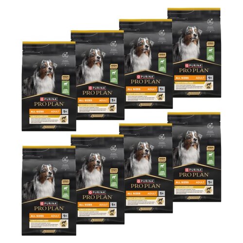 Karma dla psa PURINA Pro Plan All Size Adult Light Sterilised z Jagnięciną 8 x 3 kg