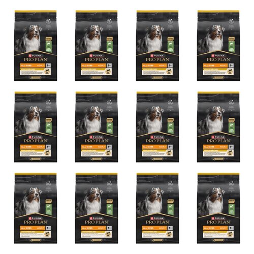 Karma dla psa PURINA Pro Plan All Size Adult Light Sterilised z Jagnięciną 12 x 3 kg