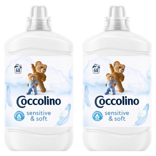 Płyn do płukania COCCOLINO Sensitive Soft 2 x 1700 ml