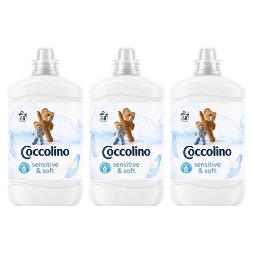Płyn do płukania COCCOLINO Sensitive Soft 3 x 1700 ml