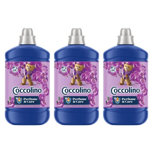 Płyn do płukania COCCOLINO Purple Orchid & Blueberries 3 x 1600 ml