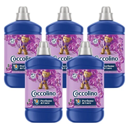 Płyn do płukania COCCOLINO Purple Orchid & Blueberries 5 x 1600 ml