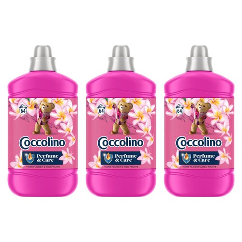 Płyn do płukania COCCOLINO Tiare Flower & Red Fruits 3 x 1600 ml