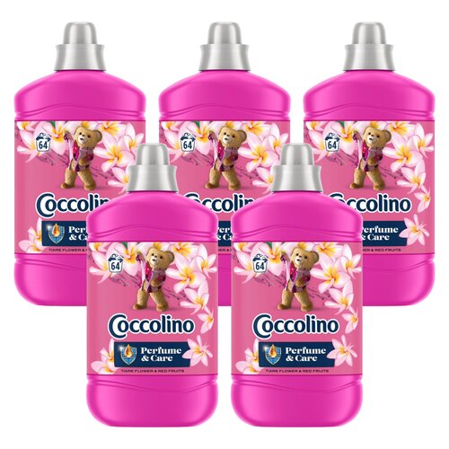 Płyn do płukania COCCOLINO Tiare Flower & Red Fruits 5 x 1600 ml