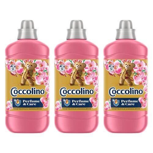 Płyn do płukania COCCOLINO Honeysuckle & Sandalwood 3 x 1275 ml