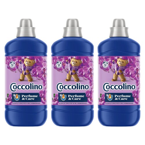 Płyn do płukania COCCOLINO Purple Orchid & Blueberries 3 x 1275 ml