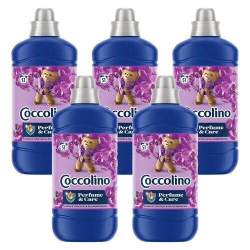 Płyn do płukania COCCOLINO Purple Orchid & Blueberries 5 x 1275 ml