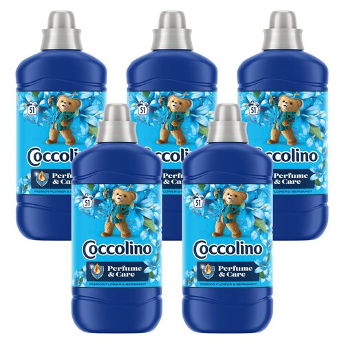 Płyn do płukania COCCOLINO Passion Flower & Bergamot 5 x 1275 ml