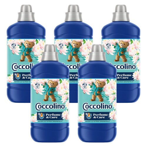 Płyn do płukania COCCOLINO Water Lily & Pink Grapefruit 5 x 1275 ml
