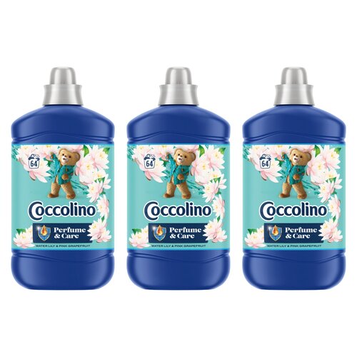 Płyn do płukania COCCOLINO Water Lily & Pink Grapefruit 3 x 1600 ml