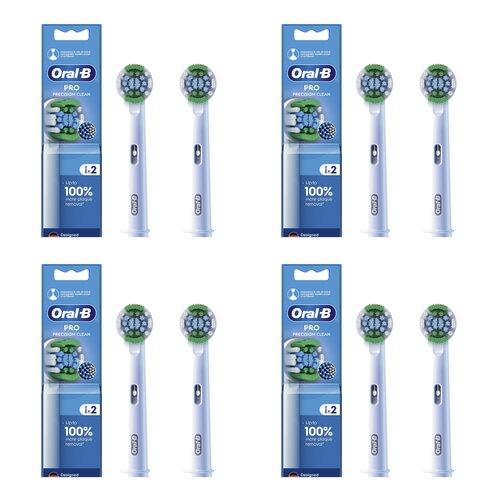 Oryginalna końcówka szczoteczki ORAL-B Pro Precision Clean (8 szt.) (Precyzyjne czyszczenie)