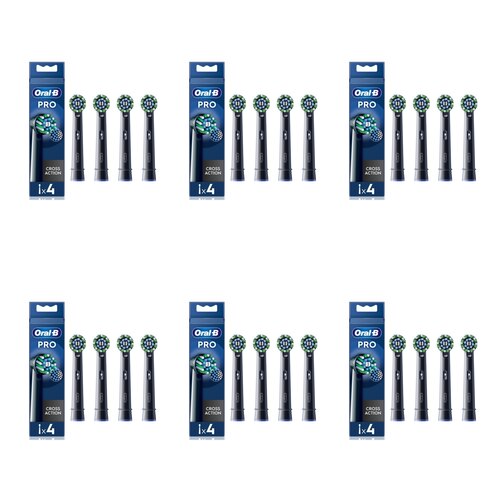 Oryginalna końcówka szczoteczki ORAL-B Pro Cross Action Czarny (24 szt.)