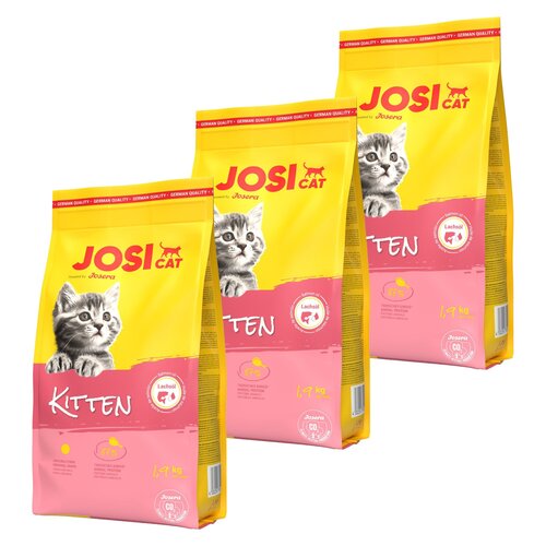 Karma dla kota JOSICAT Kitten Drób 3 x 1.9 kg