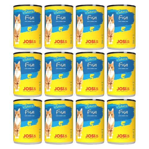 Karma dla kota JOSICAT Ryba w sosie 12 x 415 g