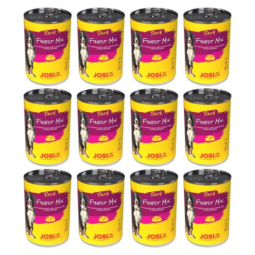 Karma dla psa JOSIDOG Paté Wykwintny mięsny mix 12 x 400 g