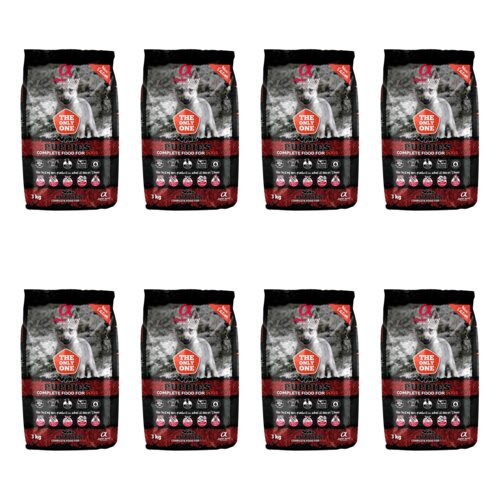 Karma dla psa półwilgotna ALPHA SPIRIT Puppies Drób z rybą 8 x 3 kg