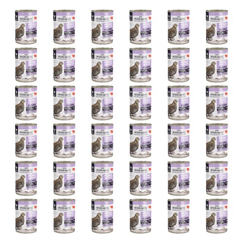 Karma dla kota WIEJSKA ZAGRODA Mono Przepiórka 36 x 400 g