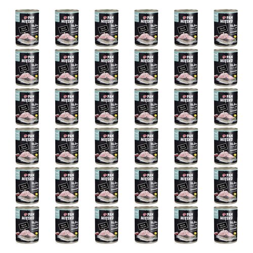 Karma dla kota PAN MIĘSKO Kurczak z dorszem 36 x 400 g