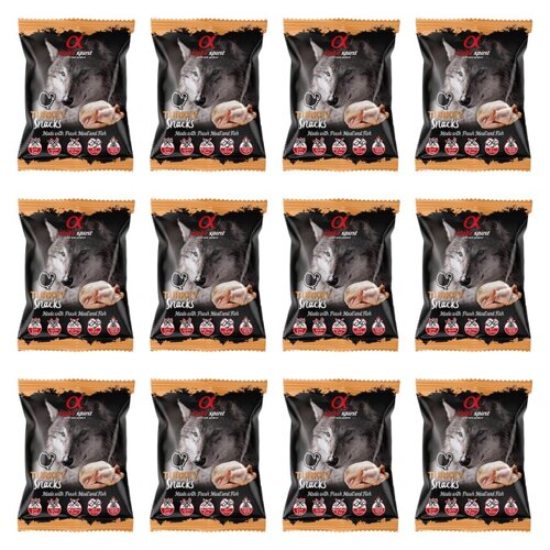Przysmak dla psa ALPHA SPIRIT Kostka Indyk 12 x 50 g