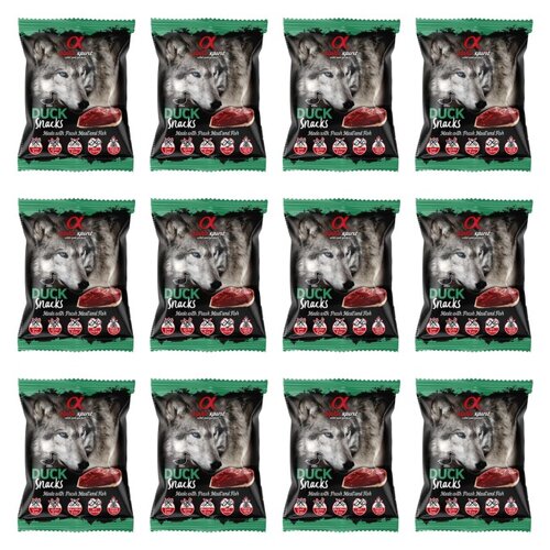 Przysmak dla psa ALPHA SPIRIT Kostka Kaczka 12 x 50 g